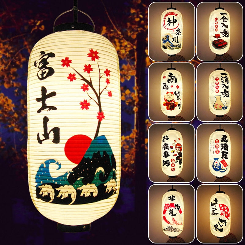 Lanterne Japonaise Montagne Sakura