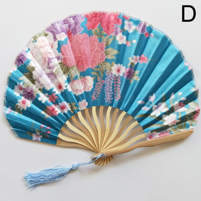 Eventail Bleu Clair Japonais