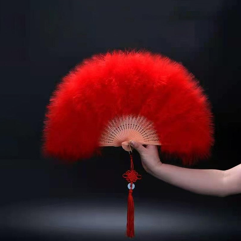 Eventail Japonais Plumes