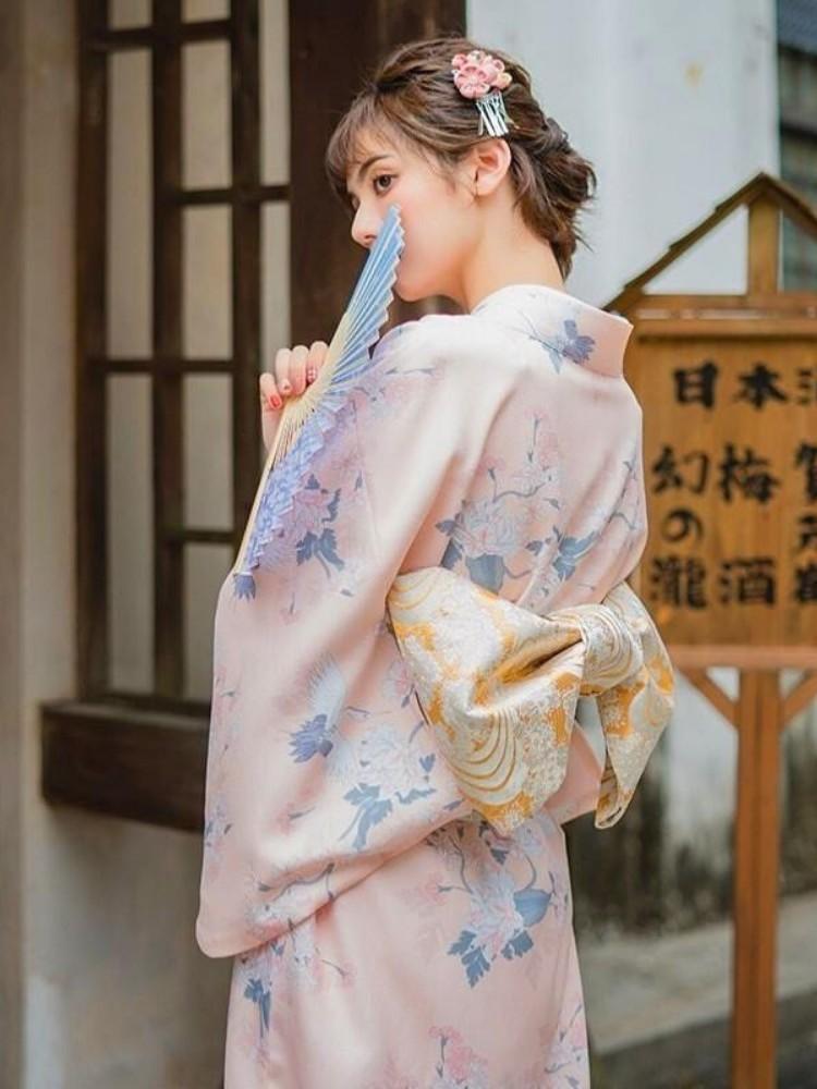 Kimono Japonais Femme Ancien