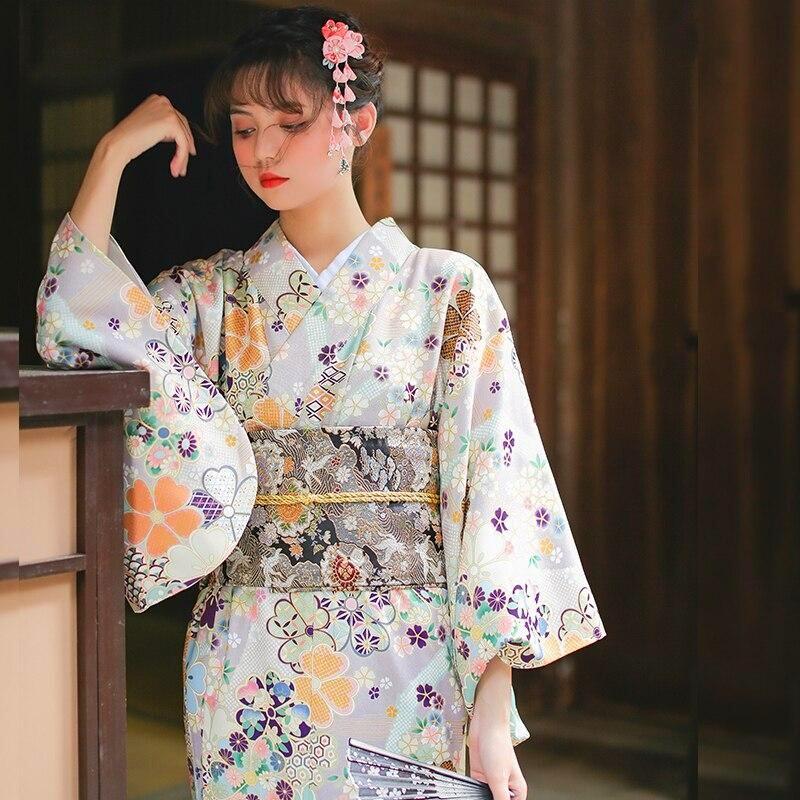 Vrai Kimono Japonais Femme