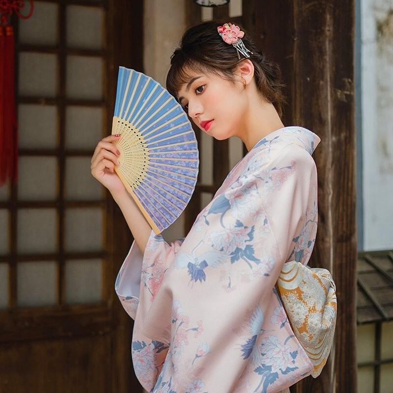 Kimono Japonais Femme Ancien