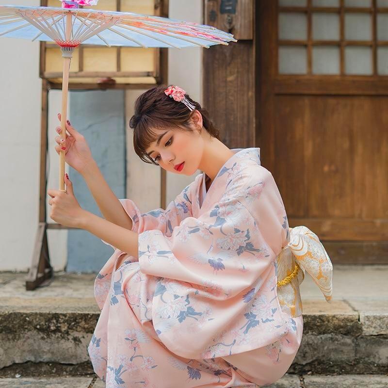 Kimono Japonais Femme Ancien