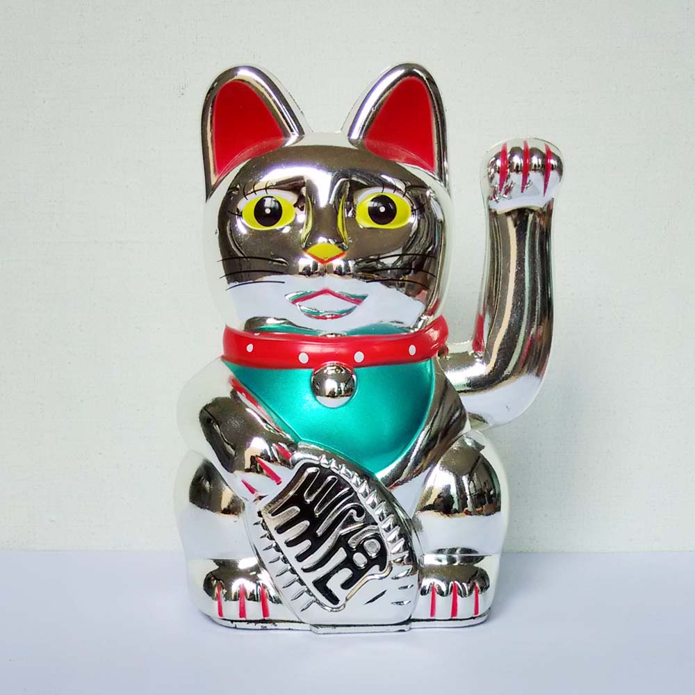 Maneki Neko Electronique (argent)