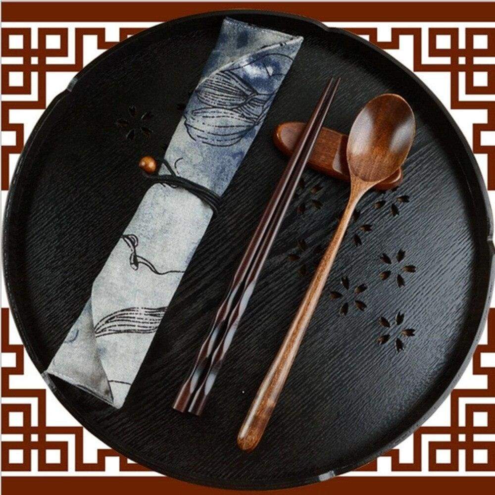 Set de Baguettes Japonaises et cuillère