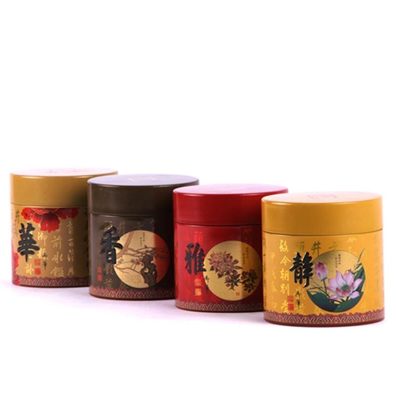 Boîte à Thé Japonaise Ronde