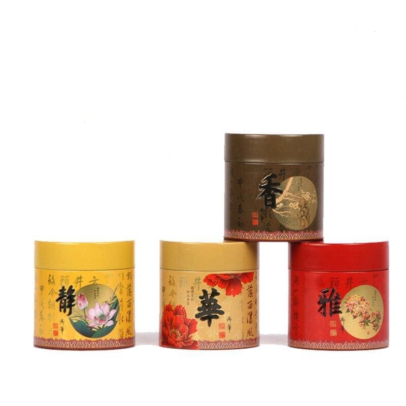Boîte à Thé Japonaise Ronde