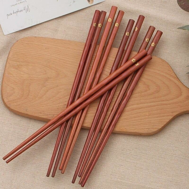 Baguettes Japonaises Bois Acajou