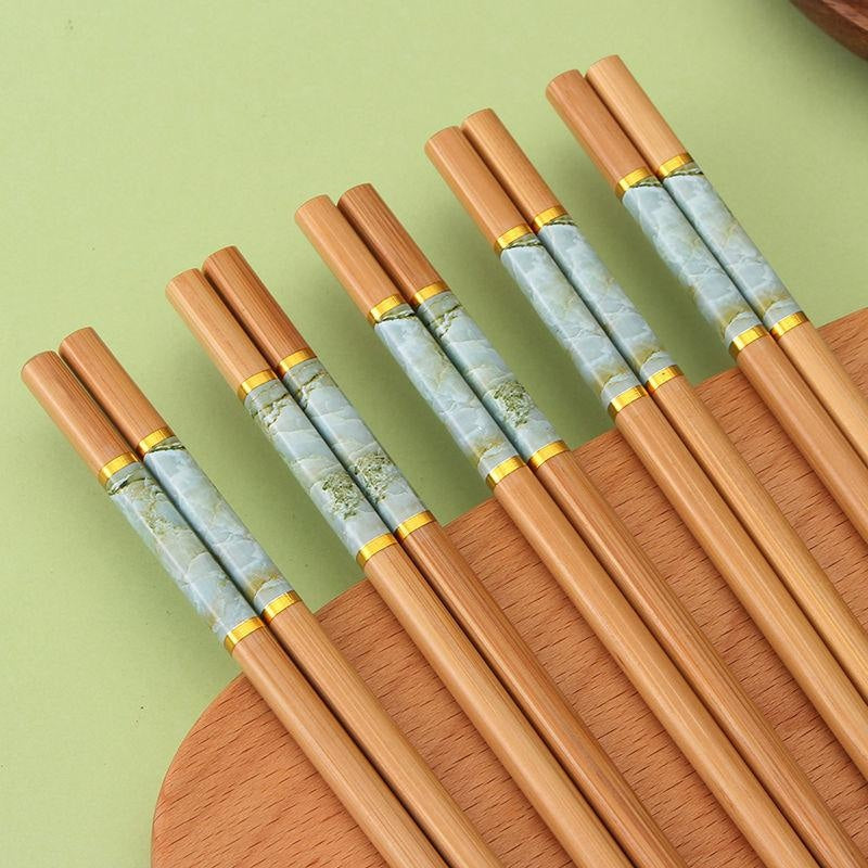 Coffret Baguettes Japonaises Luxe - Bleu