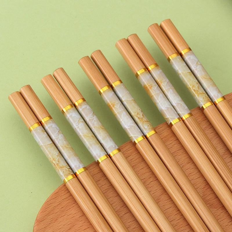 Coffret Baguettes Japonaises Luxe - Jaune