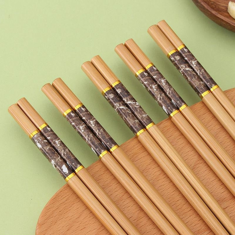 Coffret Baguettes Japonaises Luxe - Marron