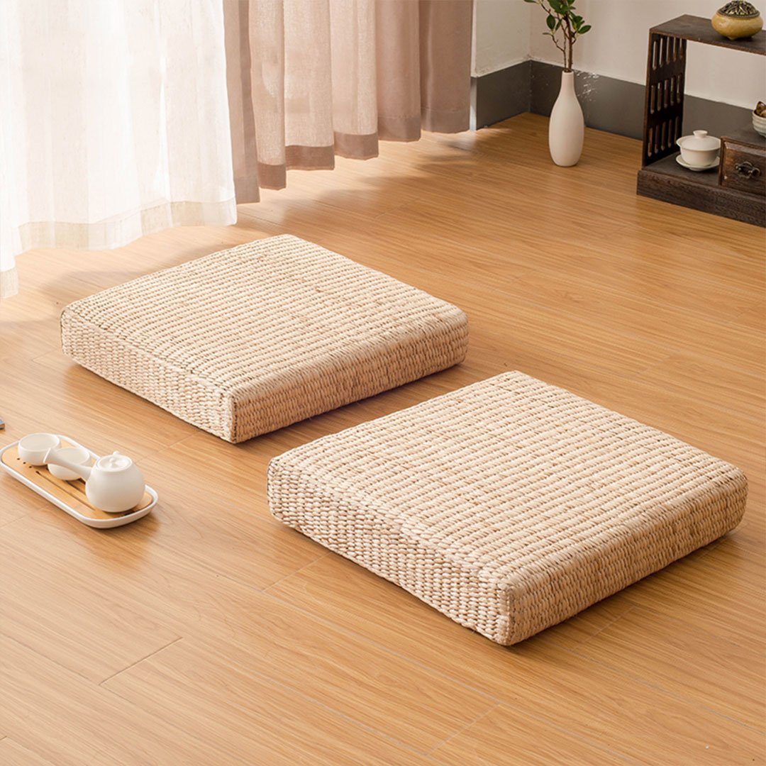 Coussin Japonais Tatami Carré