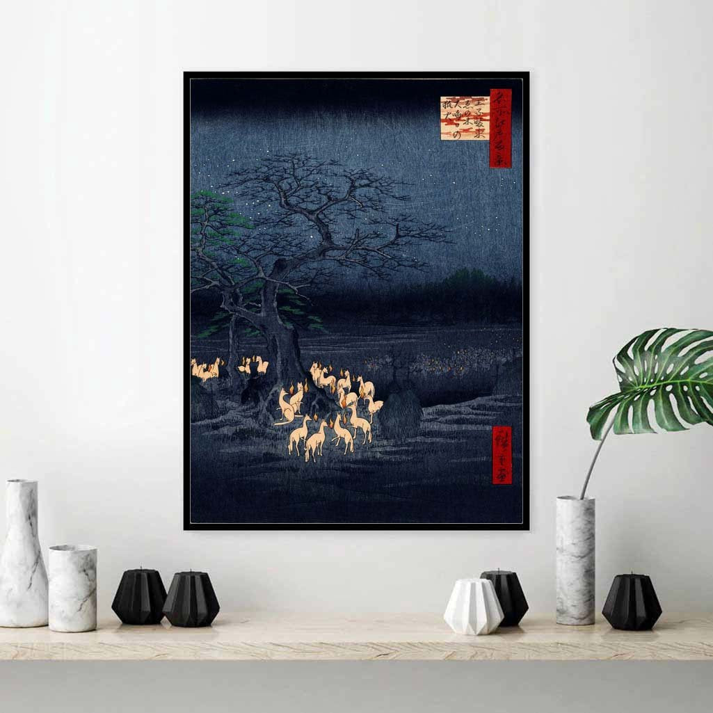 Estampe Japonaise Arbre