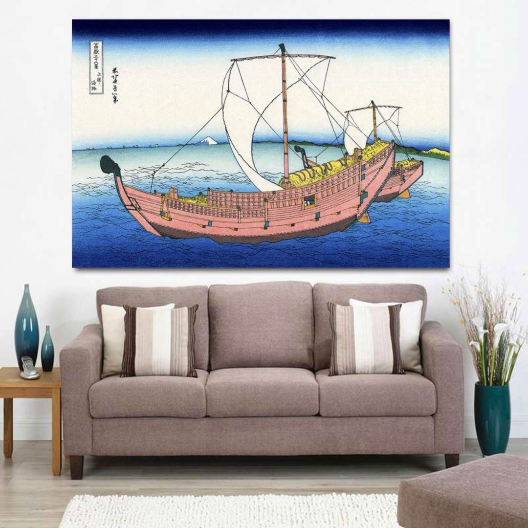 Estampe Japonaise Mer