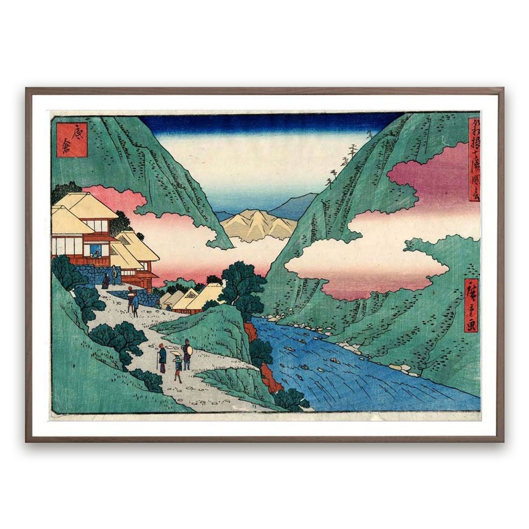 Estampe Japonaise Montagne