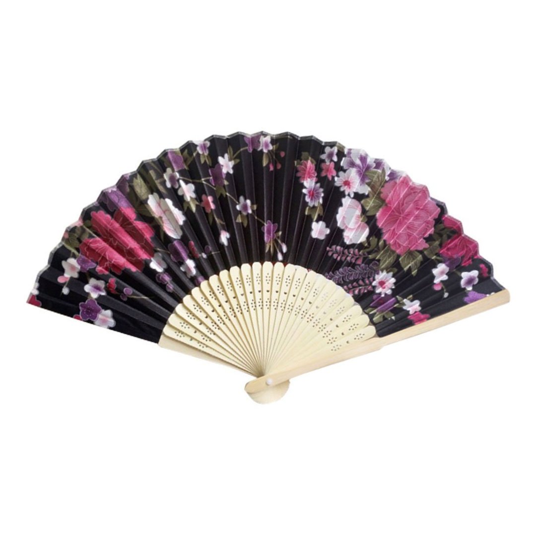 Éventail Japonais Fleuri-Eternal Japon