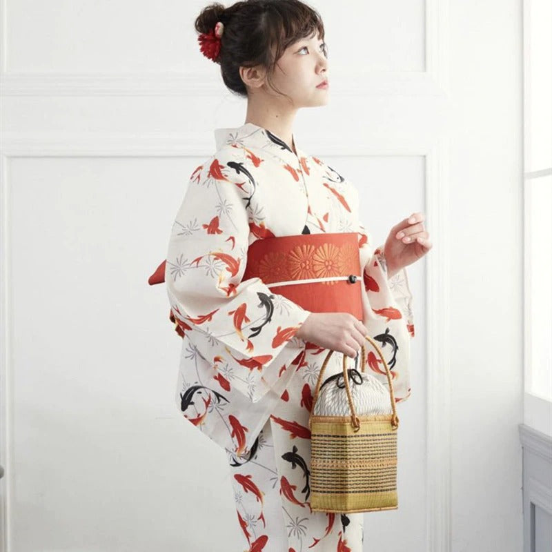Kimono Yukata Japonais Femme