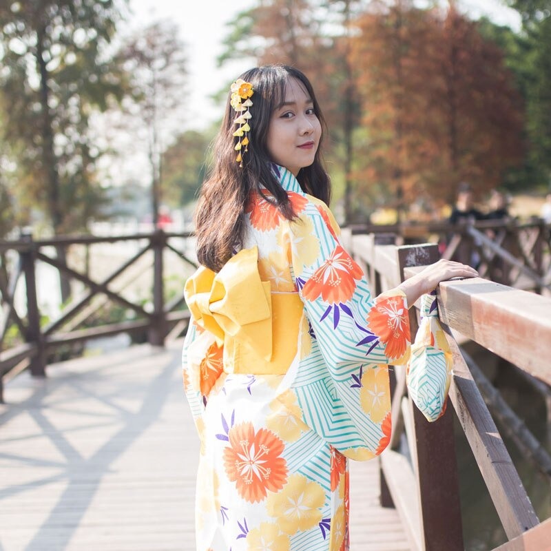 Kimono Japonais Femme Geisha pas Cher