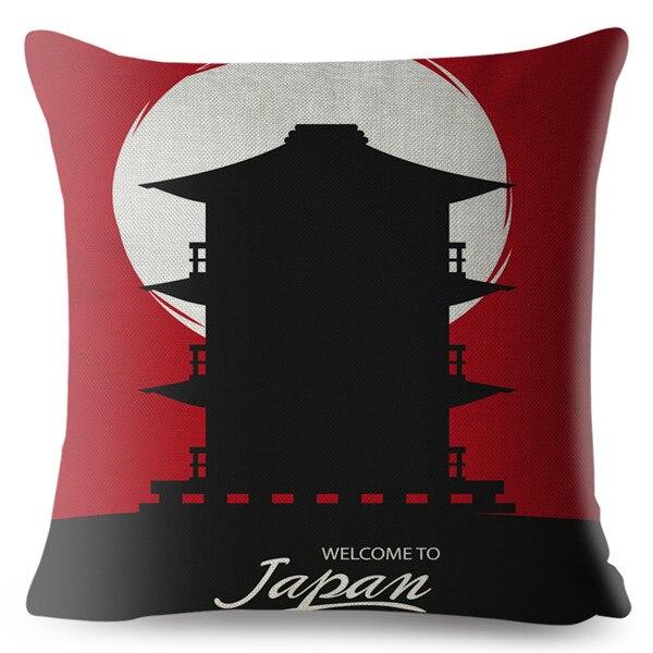 Housse de Coussin Asiatique