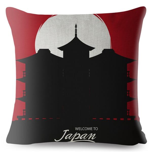 Housse de Coussin Asiatique