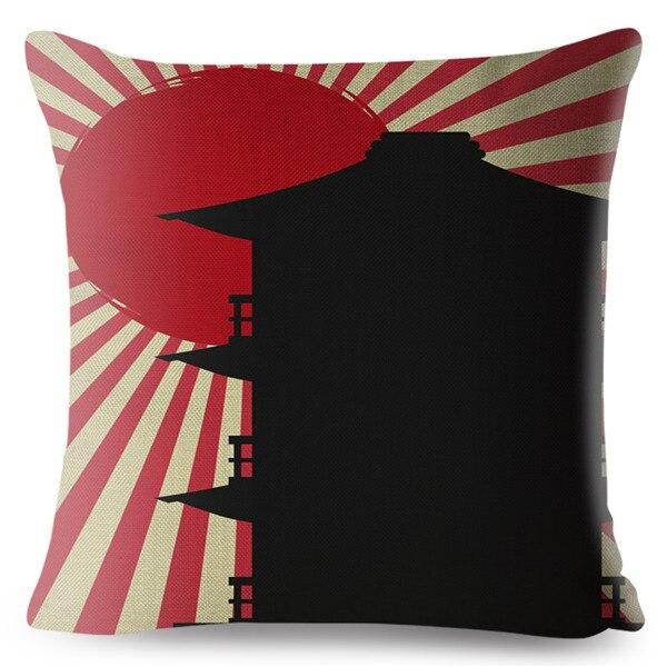 Housse de Coussin Asiatique