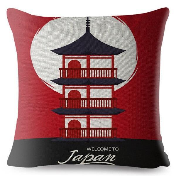 Housse de Coussin Asiatique