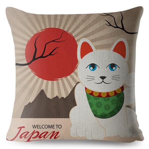Housse de Coussin Asiatique