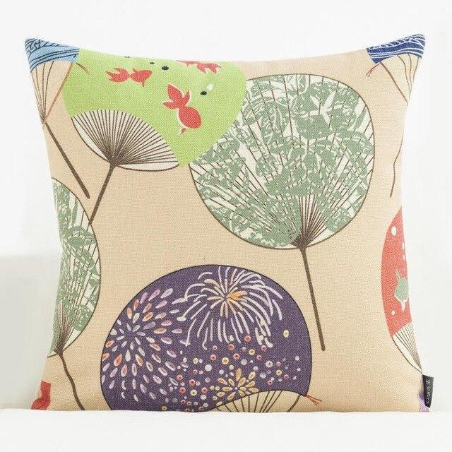 Housse de Coussin Japonisante
