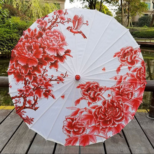 Ombrelle Japonaise Rouge