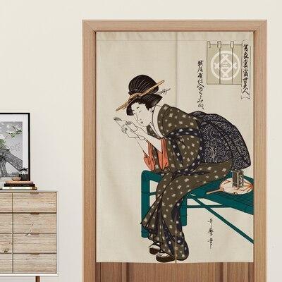 Rideau Motif Japonais