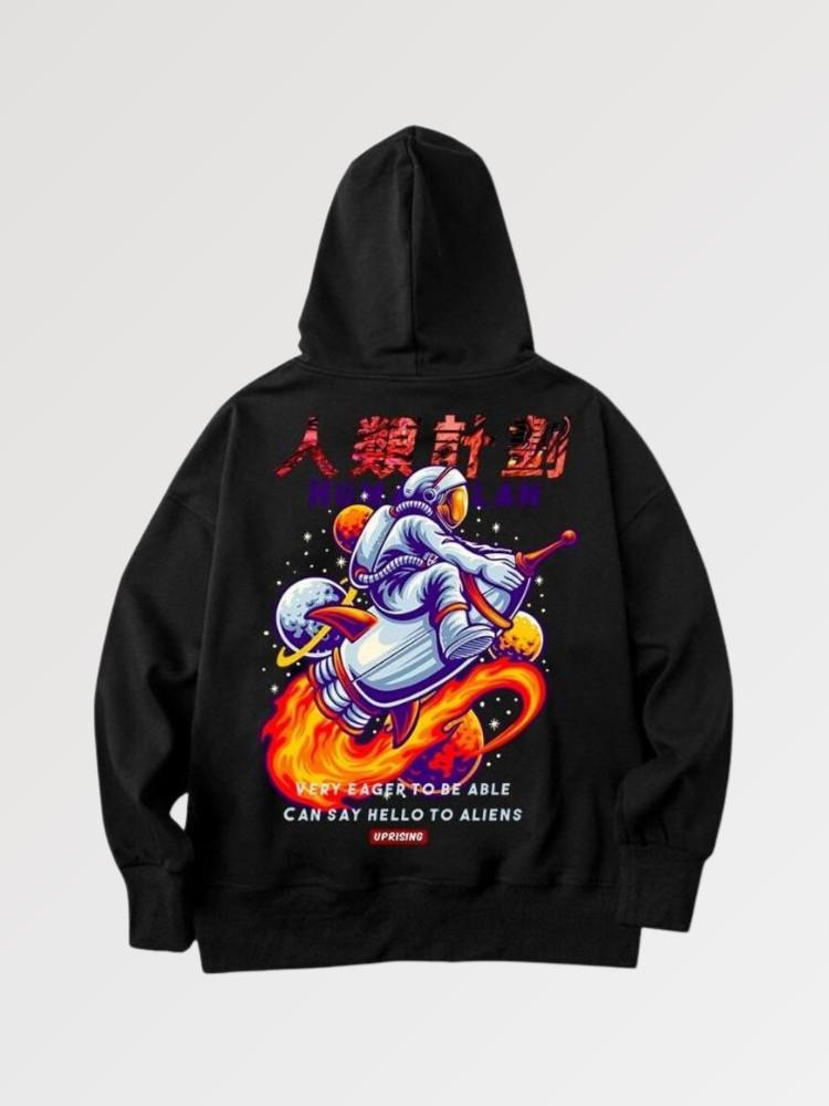 Sweat a Capuche Motif Japonais