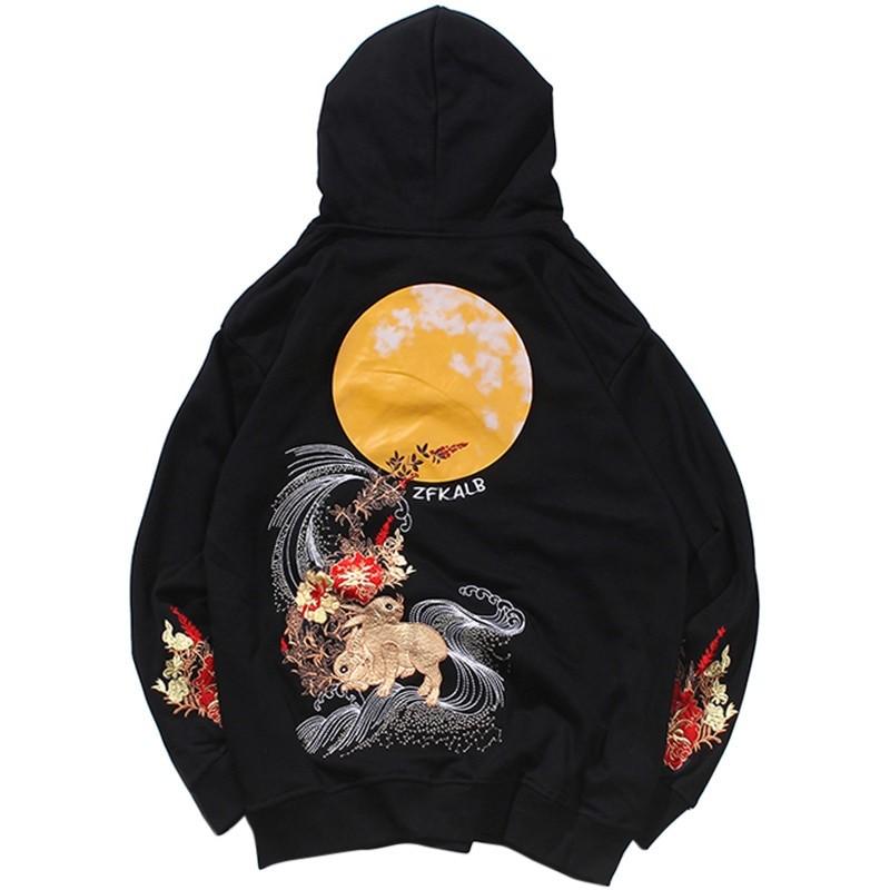 Sweat Brodé Japonais