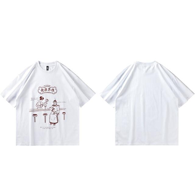 T-Shirt Imprimé Japonais