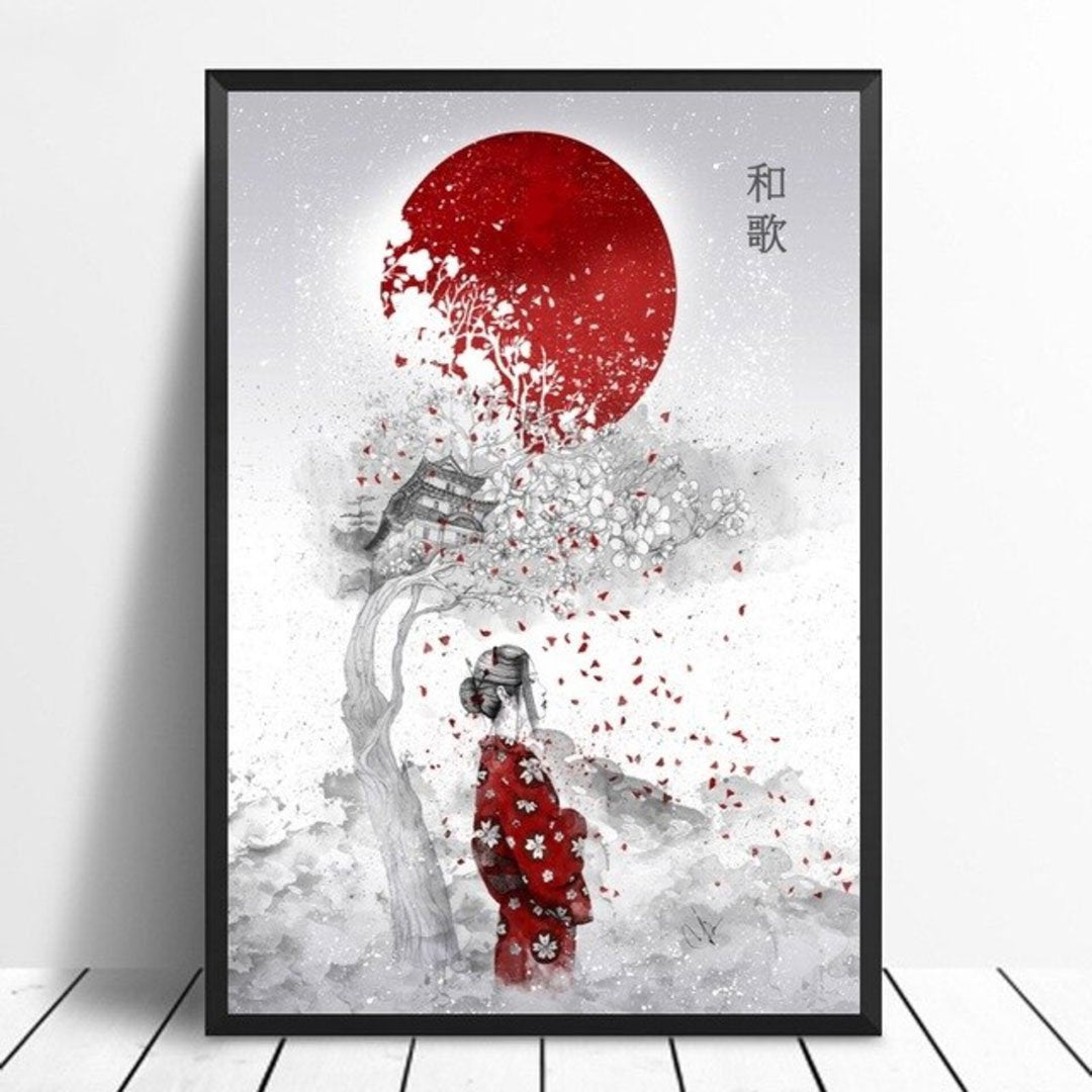 Tableau Japonais Kimono