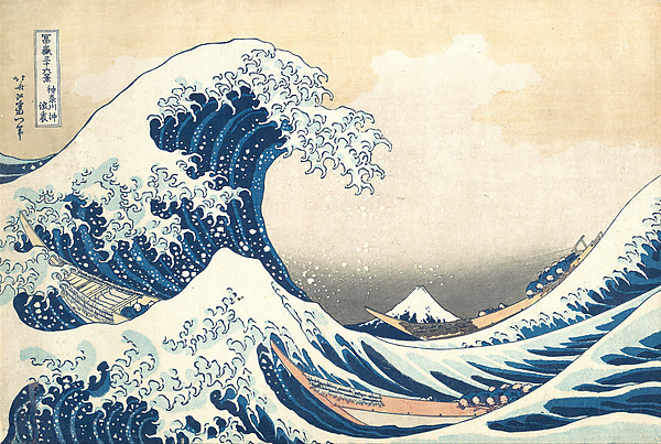 La Grande Vague de Kanagawa — œuvre conservée au Metropolitan Museum of Art.