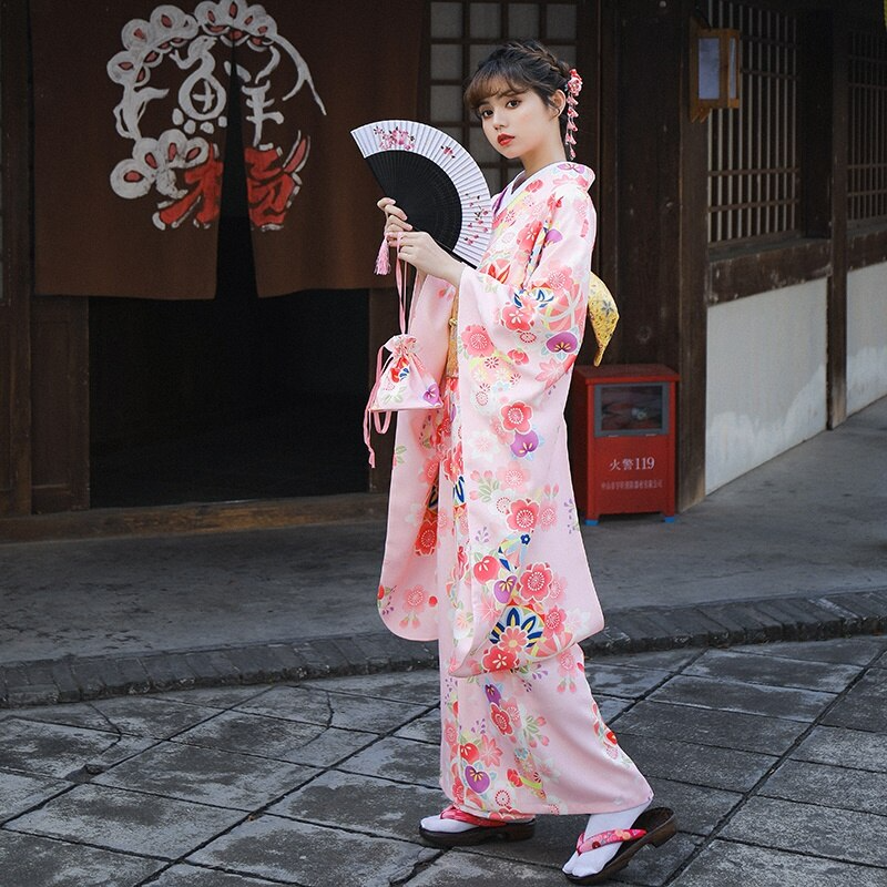 Kimono Japonais Femme Traditionnel Pas Cher