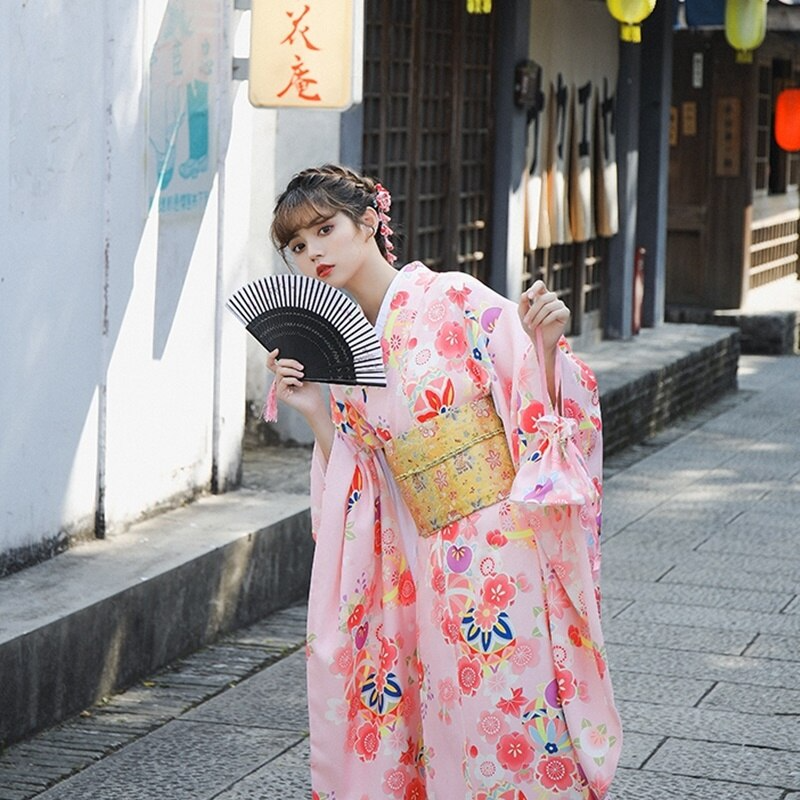Yukata femme discount pas cher