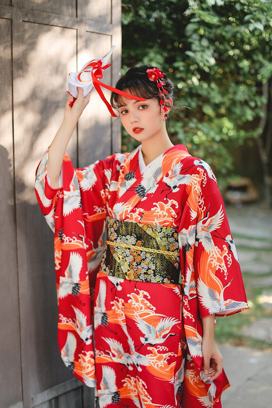 Kimono Femme Motif Japonais