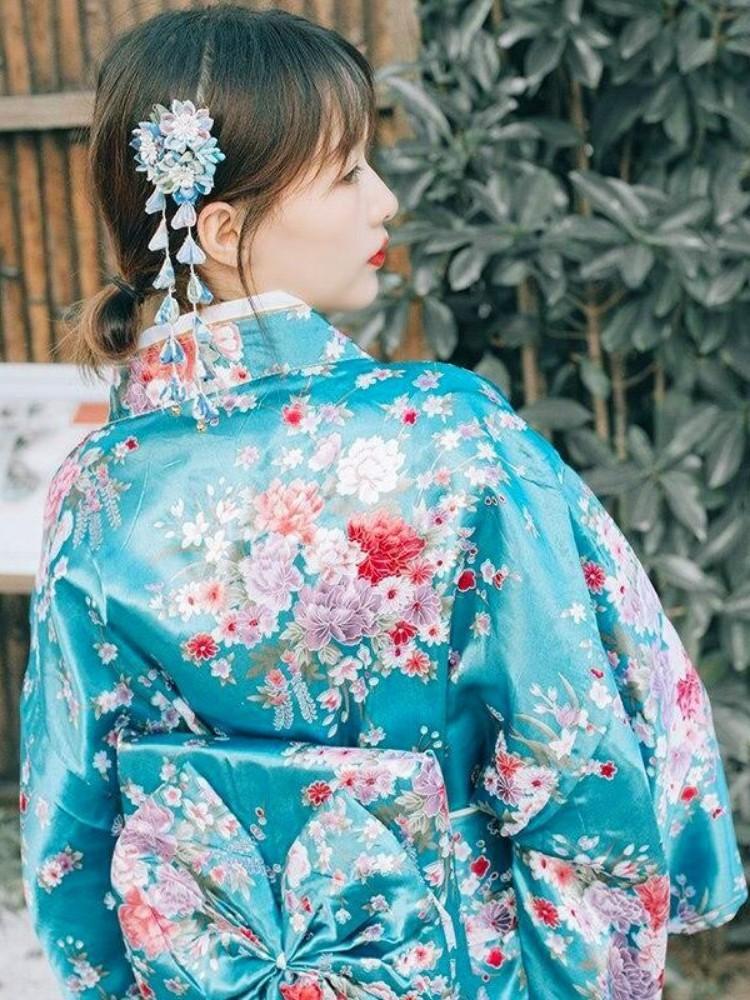 Kimono Japonais Femme Long