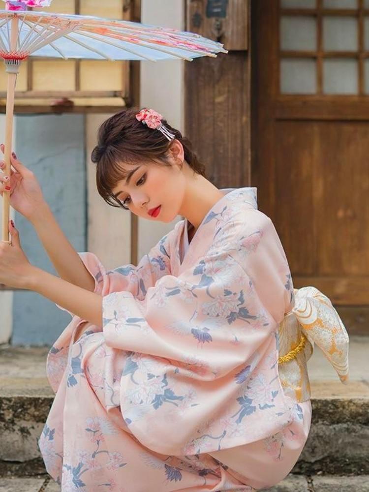 Kimono Japonais Femme Ancien
