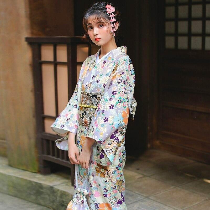 Vrai Kimono Japonais Femme