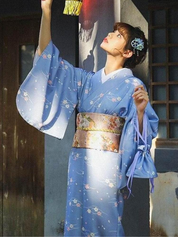 Kimono Japonais Femme Vintage