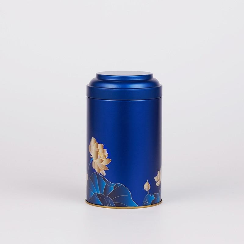 Boîte à Thé Japonaise Lotus - Bleu