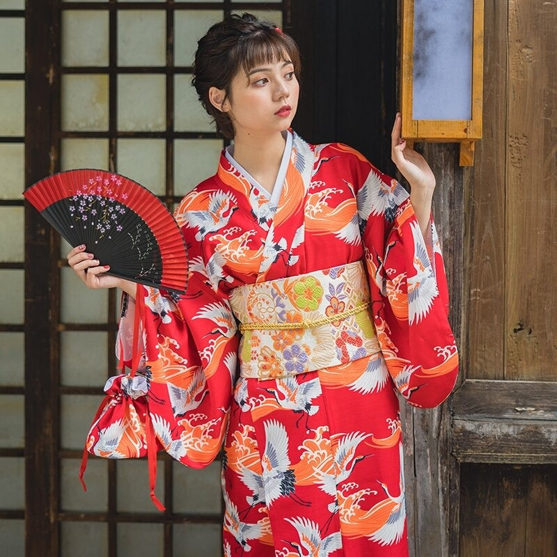 Véritable Kimono Japonais Femme