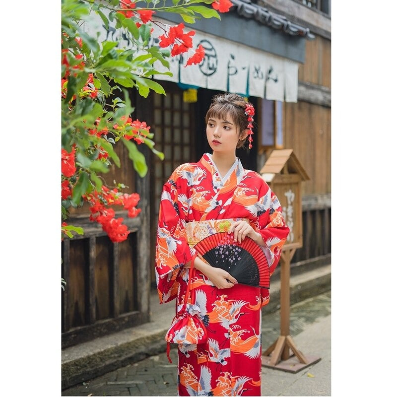 Véritable Kimono Japonais Femme
