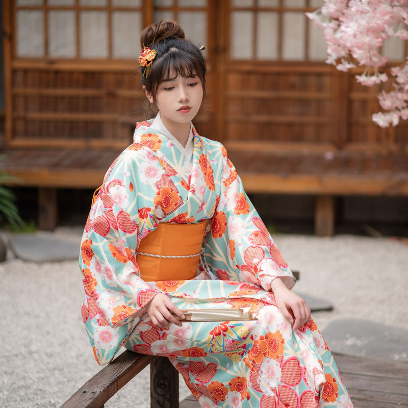 Kimono Traditionnel Japonais Couleurs