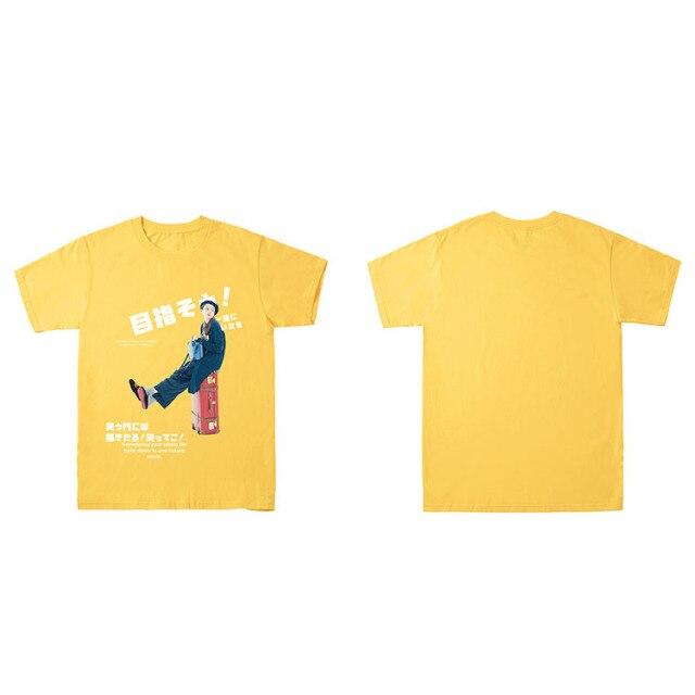 T-Shirt Imprimé Vintage Japonais