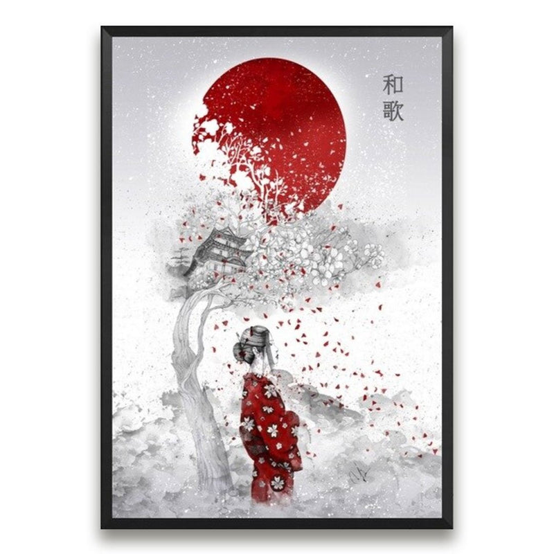 Tableau Japonais Kimono